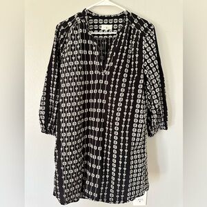 Lou & Grey Black and White Dress